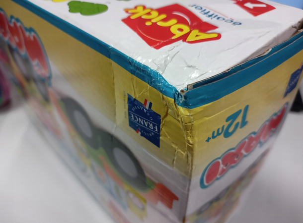 Ecoiffier Abrick Maxi Mój pierwszy pociąg 51 elementów USZKODZONE OPAKOWANIE