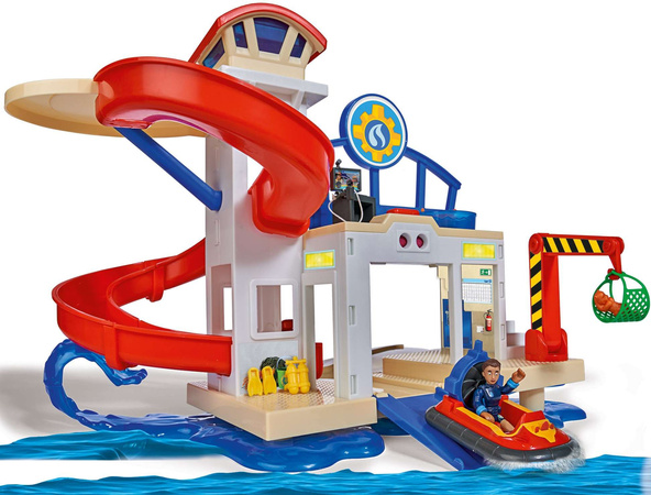 OUTLET Strażak Sam Stacja oceaniczna ratunkowa + figurka Jodie i ponton USZKODZONE OPAKOWANIE