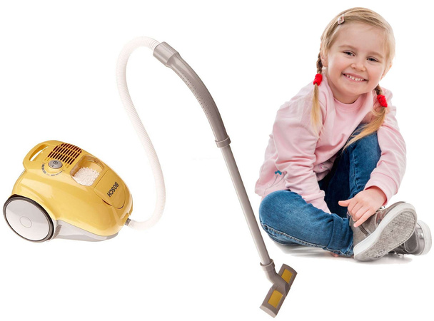 OUTLET Odkurzacz dla dzieci Żółty BOSCH dźwięk KLEIN 6815 BRAK OPAKOWANIA