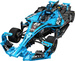 OUTLET Klocki konstrukcyjne CaDA Duże auto wyścigowe 60 cm Samochód sportowy Electric Super Racing Car Niebieska wyścigówka Pojazd 1667 elementów USZKODZONE OPAKOWANIE
