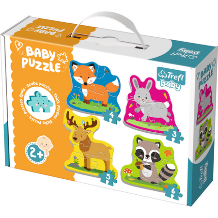 OUTLET Trefl Puzzle Baby Classic Zwierzątka leśne WYBRAKOWANY