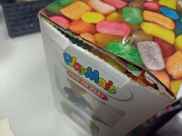 PlayMais klocki piankowe ekologiczne Dinozaury 300 el USZKODZONE OPAKOWANIE