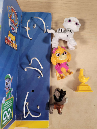 OUTLET Psi Patrol Skye Rory Cat Pack Zestaw ratowniczy domek + figurki USZKODZONE OPAKOWANIE