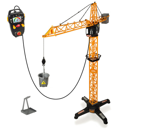 OUTLET Mega Crane Dźwig Żuraw z dźwiękiem zdalnie sterowany 100 cm + pilot WADLIWY