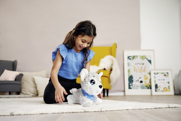 OUTLET Chi Chi Love Piesek interaktywny z apaszką 30 cm Dźwięk 3+ Happy Husky USZKODZONE OPAKOWANIE