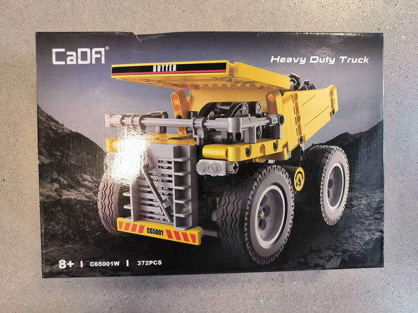 OUTLET Klocki konstrukcyjne CaDa Ciężarówka Wywrotka Pojazd budowlany Heavy Duty Truck 372 elementy  USZKODZONE OPAKOWANIE