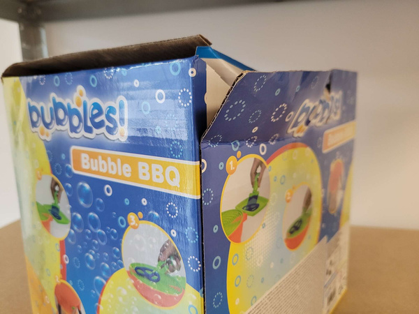 OUTLET Bubble BBQ grill na bańki mydlane maszynka do puszczania baniek mydlanych + akcesoria WYBRAKOWANY