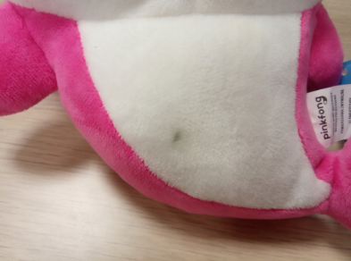 Pinkfong Baby Shark Maskotka Mommy pacynka z piosenką PRZYBRUDZONA