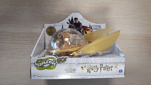 OUTLET Kula Perplexus Go! Harry Potter Labirynt kulkowy 3D gra zręcznościowa złoty znicz USZKODZONE OPAKOWANIE