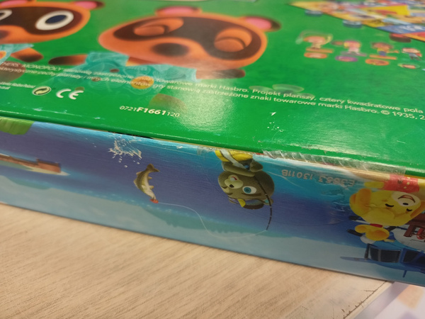 OUTLET Hasbro Monopoly Animal Crossing New Horizons USZKODZONE OPAKOWANIE