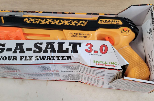 OUTLET Broń na muchy komary karabinek ekologiczny na sól Bug-A-Salt 3.0 Orange Crush BS-63-OC USZKODZONE OPAKOWANIE