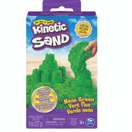 OUTLET Piasek kinetyczny Kinetic Sand zielony 227 g USZKODZONE OPAKOWANIE