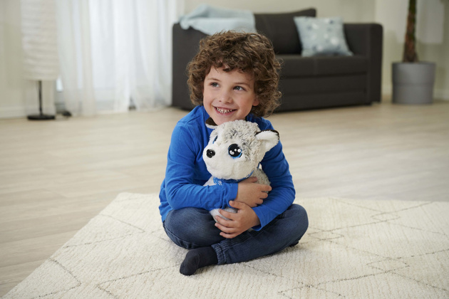 OUTLET Chi Chi Love Piesek interaktywny z apaszką 30 cm Dźwięk 3+ Happy Husky USZKODZONE OPAKOWANIE