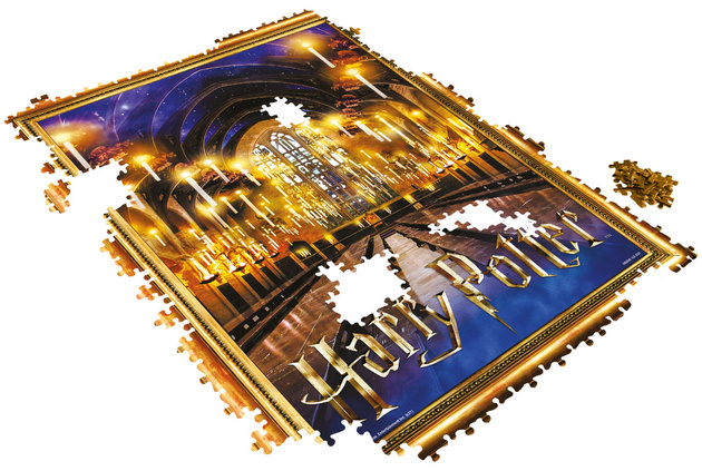 OUTLET Harry Potter Hogwart wielka sala puzzle 500 el. Winning Moves USZKODZONE OPAKOWANIE