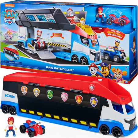 OUTLET Psi Patrol Wielki Patrolowiec 2.0 Ciężarówka + quad Rydera USZKODZONE OPAKOWANIE