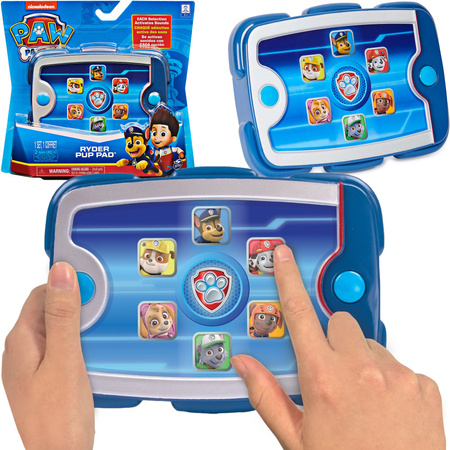 Psi Patrol Pad Tablet Rydera z dźwiękami i melodiami USZKODZONE OPAKOWANIE