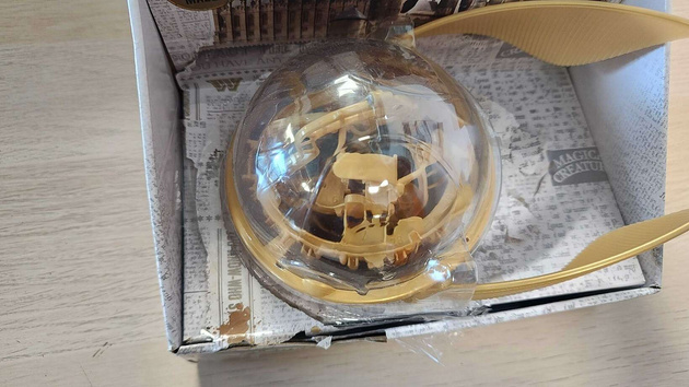 OUTLET Kula Perplexus Go! Harry Potter Labirynt kulkowy 3D gra zręcznościowa złoty znicz USZKODZONE OPAKOWANIE