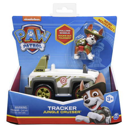 OUTLET Psi Patrol 2w1 Tracker Dżungla Jungle Jeep Pojazd terenowy Auto Samochód WYBRAKOWANY