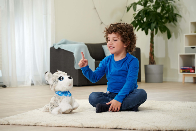 OUTLET Chi Chi Love Piesek interaktywny z apaszką 30 cm Dźwięk 3+ Happy Husky USZKODZONE OPAKOWANIE