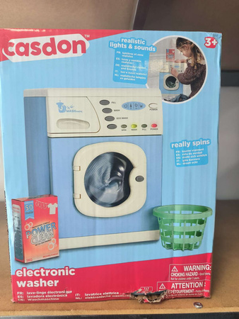 OUTLET Pralka automatyczna dla dzieci dźwięk światło Casdon USZKODZONA