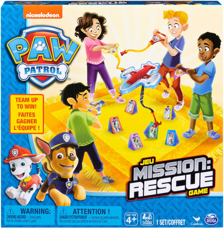 OUTLET Psi Patrol Misja ratunkowa towarzyska Gra zręcznościowa wyzwanie Mission Rescue Spin Master USZKODZONE OPAKOWANIE