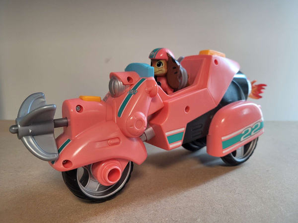 OUTLET Psi Patrol Liberty pojazd + figurka The Movie Film piesek i motor BRAK OPAKOWANIA