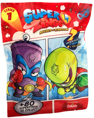 OUTLET MagicBox SuperZings 2-pak Hero + Villain USZKODZONE OPAKOWANIE