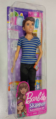 Mattel GGP45 Lalka Barbie Opiekun Ken Babysitters USZKODZONE OPAKOWANIE