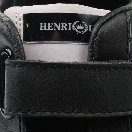 Buty sportowe męskie Henri Lloyd Ancoa Strap Czarne