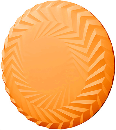 Frisbee Dysk Latający Do Łapania Zabawka Do Aportowania Talerz Spodek pomarańczowy 18 Cm