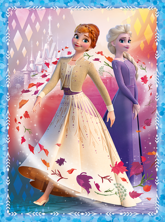 OUTLET Trefl 90814 Disney Frozen II 2x Puzzle + Memos USZKODZONE OPAKOWANIE