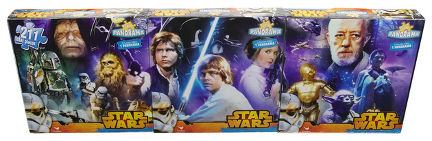 OUTLET Cardinal Star Wars Puzzle Panorama 211 elementów USZKODZONE OPAKOWANIE