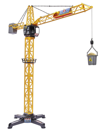 OUTLET Mega Crane Dźwig Żuraw z dźwiękiem zdalnie sterowany 100 cm + pilot WADLIWY