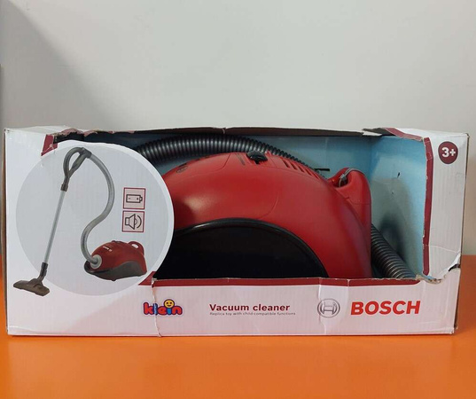 OUTLET Odkurzacz dla dzieci BOSCH czerwony KLEIN USZKODZONE OPAKOWANIE