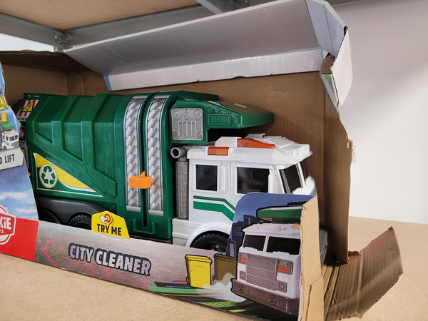 OUTLET Śmieciarka Interaktywny pojazd City Cleaner Światło Dźwięk 37 cm PO ZWROCIE