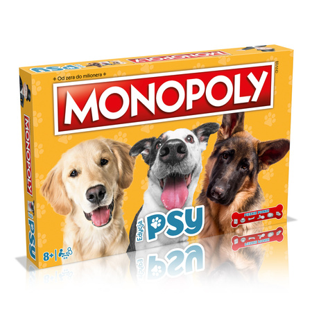 OUTLET Monopoly Psy Towarzyska gra planszowa Winning Moves USZKODZONE OPAKOWANIE