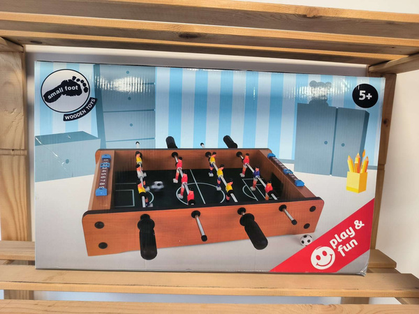 OUTLET Piłkarzyki drewniany zestaw stół Small Foot 6707 USZKODZONE OPAKOWANIE