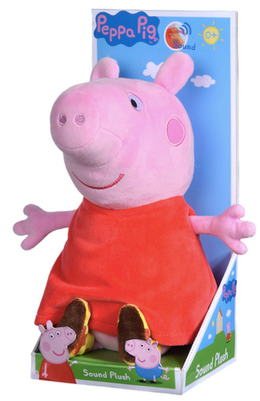OUTLET Świnka Peppa maskotka 24 cm WADLIWA