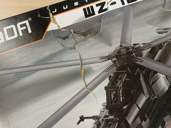 OUTLET Cada C61005W Klocki Helikopter Śmigłowiec szturmowy Wojskowy WZ-10 USZKODZONE OPAKOWANIE