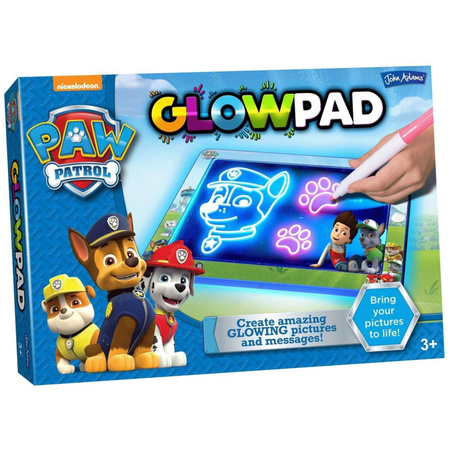 John Adams Psi Patrol znikopis interaktywna tablica do pisania Glowpad USZKODZONE OPAKOWANIE
