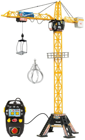 OUTLET Mega Crane Dźwig Żuraw z dźwiękiem zdalnie sterowany 120 cm + pilot WADLIWY