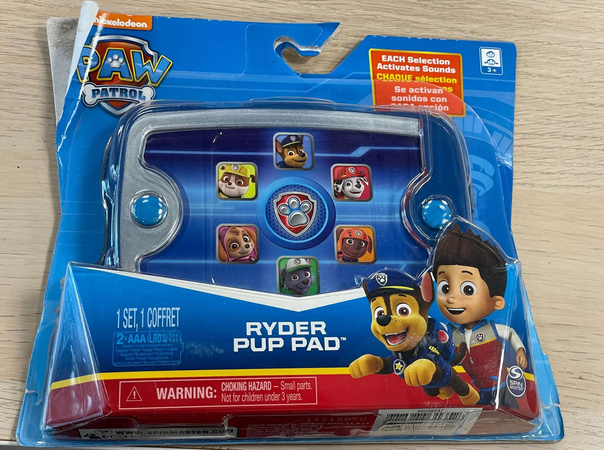 Psi Patrol Pad Tablet Rydera z dźwiękami i melodiami USZKODZONE OPAKOWANIE