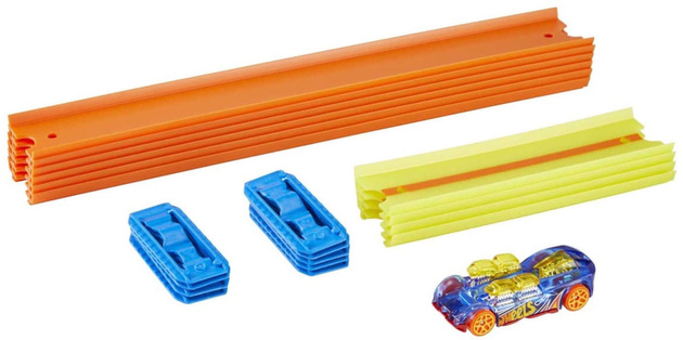 OUTLET Hot Wheels Track Builder zestaw torów+ pojazd USZKODZONE OPAKOWANIE