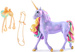 OUTLET Akademia Jednorożców Zestaw Tęczowy świecący Jednorożec figurka Wildstar Światło Dźwięk Unicorn Academy USZKODZONE OPAKOWANIE