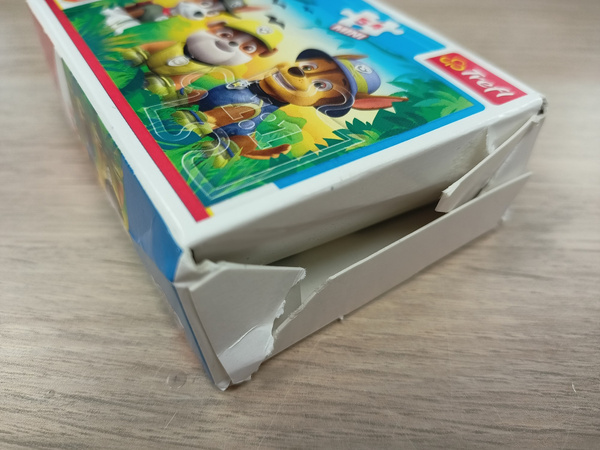Trefl Puzzle Mini 54 Psi Patrol Psia misja w dżungli USZKODZONE OPAKOWANIE