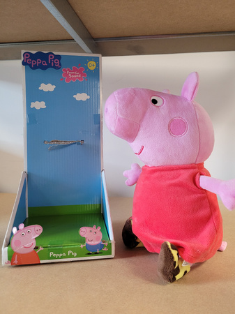OUTLET Świnka Peppa maskotka 24 cm WADLIWA