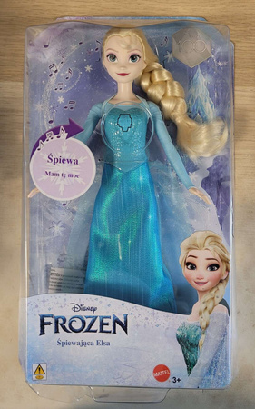 OUTLET Frozen Kraina Lodu Śpiewająca lalka Elsa 30 cm USZKODZONE OPAKOWANIE