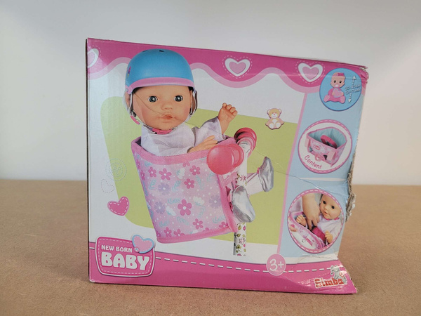 OUTLET New Born Baby siedzisko rowerowe fotelik dla lalek USZKODZONE OPAKOWANIE