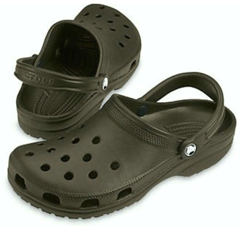 Crocs Classic Chocolate Brązowe klapki