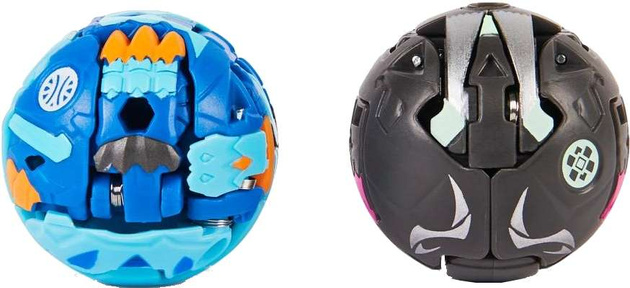 OUTLET Bakugan Baku-Tin 2 figurki i karty Sectanoid BRAK OPAKOWANIA